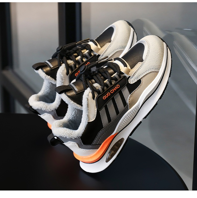 Scarpe di cotone, scarpe da ginnastica, scarpe di peluche, casual e calde per ragazzi e ragazze, scarpe alla moda per bambini_voghion.com