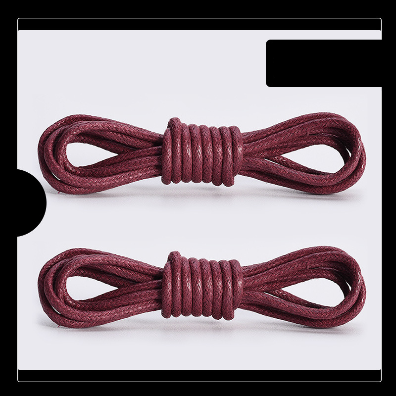 Accessori per scarpe Stivali Martin lacci per scarpe scarpe in pelle stivali marrone bianco nero corda cerata lacci per scarpe rotondi cerati corda un paio_voghion.com