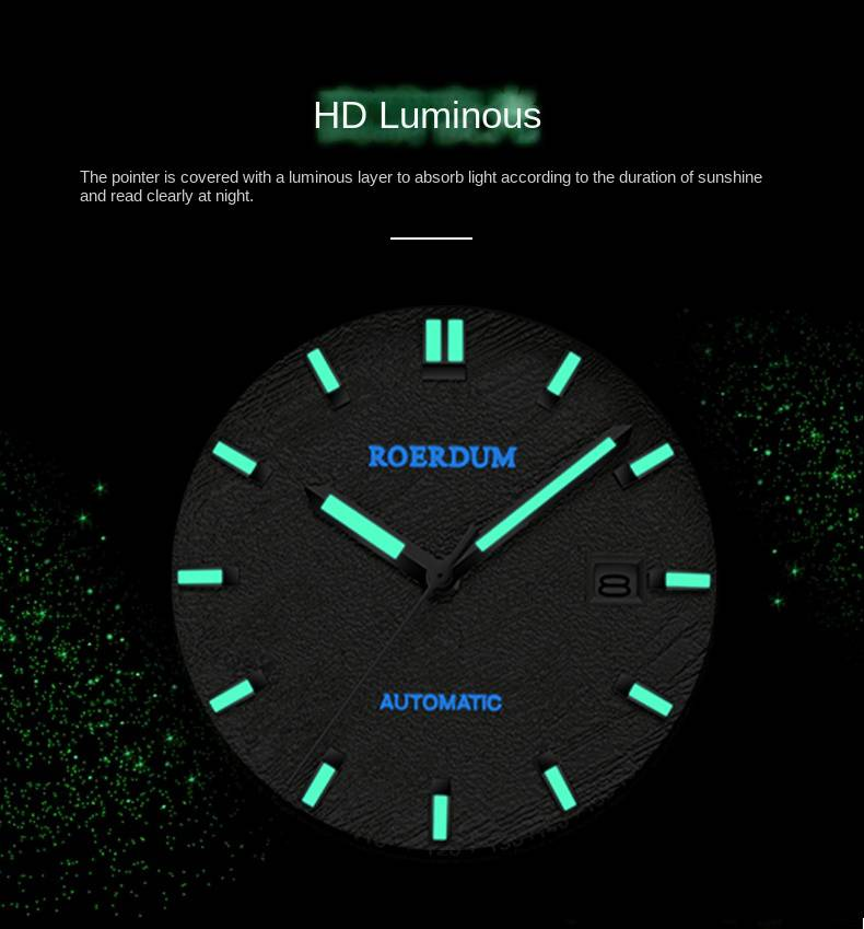 Explorer Series - Multi-functional Sier Luminous Dial Genuine Leather Strap Stylish Minimalist Versatile Men's Nical_voghion.com
