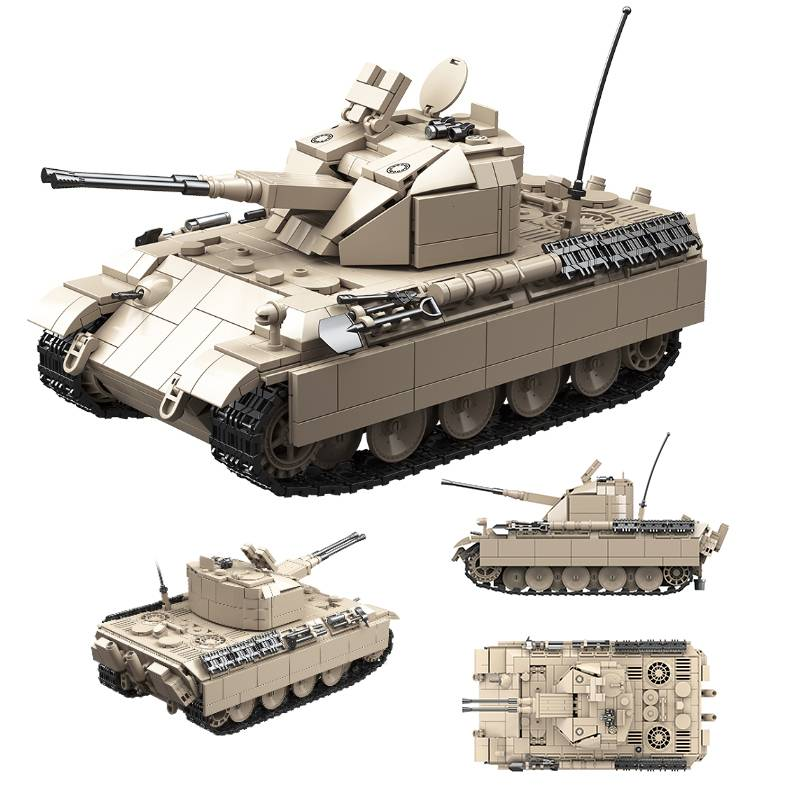 WW2 Military Classic Model FLAKPANZER V "COELIAN" Collection Ornament Building Blocks Bricks Toys_voghion.com