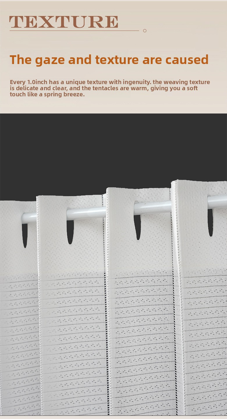 Foldable Room Divider Curtain 2025 - White Polyester Fabric Privacy Screen For Living Room, Bedroom, Study - Space Saving, No Drill_voghion.com