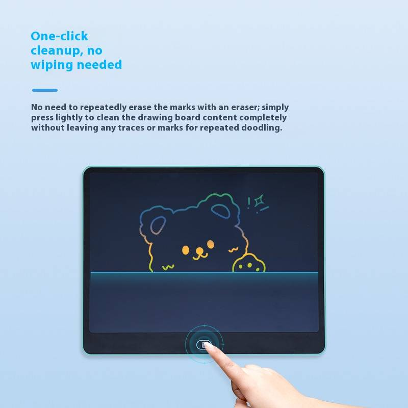 13"/16"/20" LCD Writing Tablet For Kids, Colorful Drawing Board With One-Touch Erase, Portable Doodle Board For Children's Creativity & Learning_voghion.com