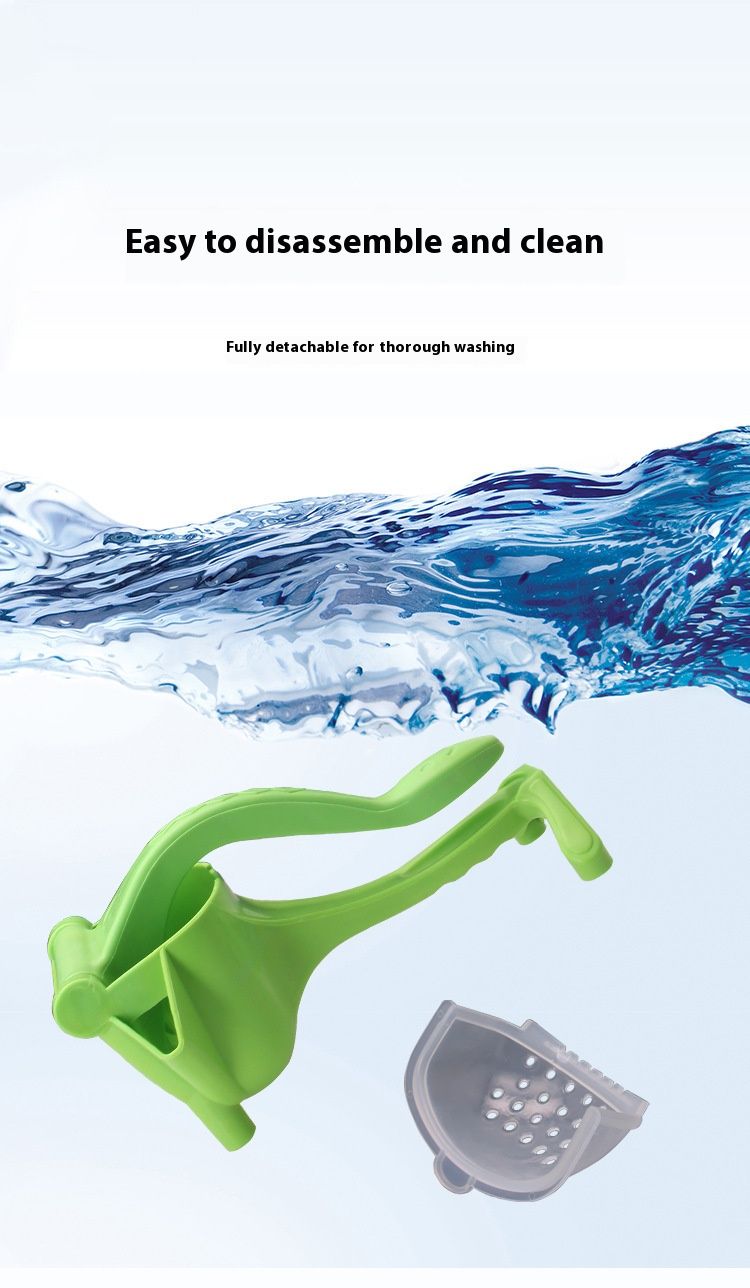 Manual Multi-Purpose Juicer - Compact Plastic Fruit Press For Citrus, Berries & Soft Fruits - Lightweight & Portable_voghion.com