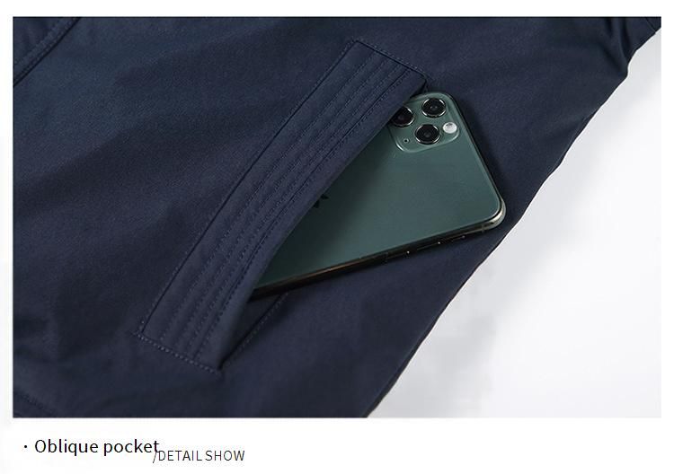 Herren-Winterfleecejacke – Dick gefütterter Fleecemantel mit abnehmbarer Kapuze (M-4XL, Dunkelgrau/Blau/Olivgrün)_voghion.com