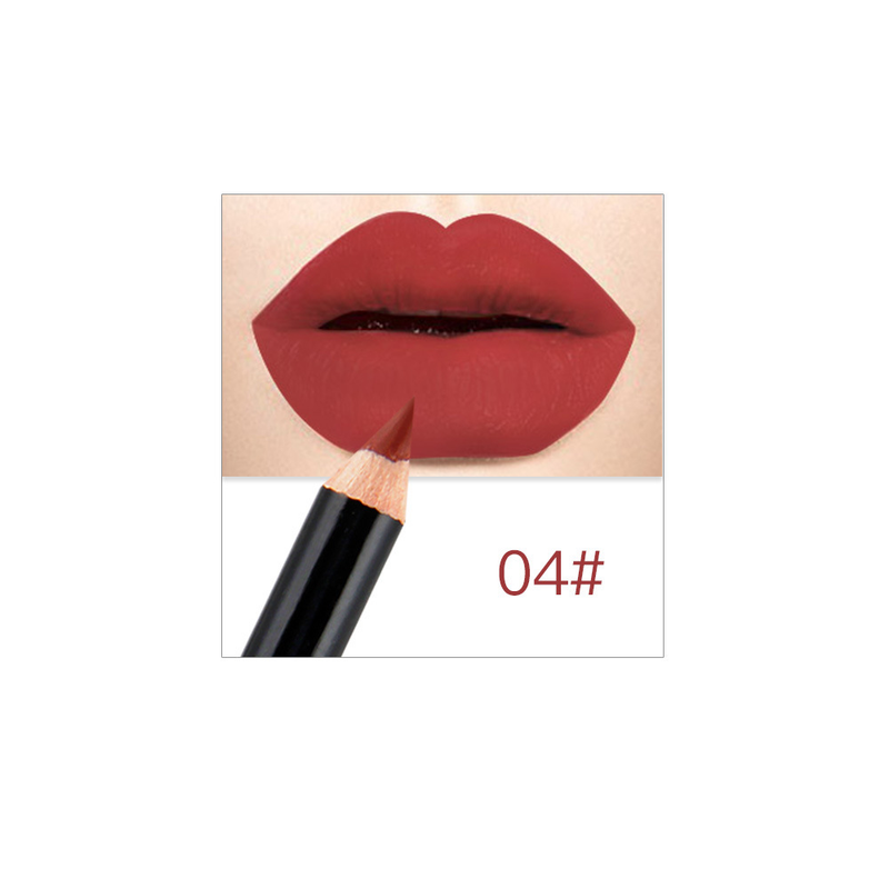 Beat one to threeNude Matte Lipstick Pen Retouching waterproof lip liner 12 colors available_voghion.com