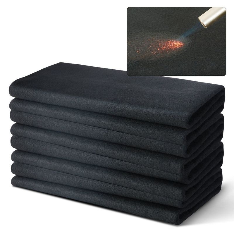 Flame Blanket 37 Pack Retardant 4 Felt Welding Resistant Carbon Up 1800F X Heat Car Welding 36 Set Blanket Blanket To Cuttable_voghion.com