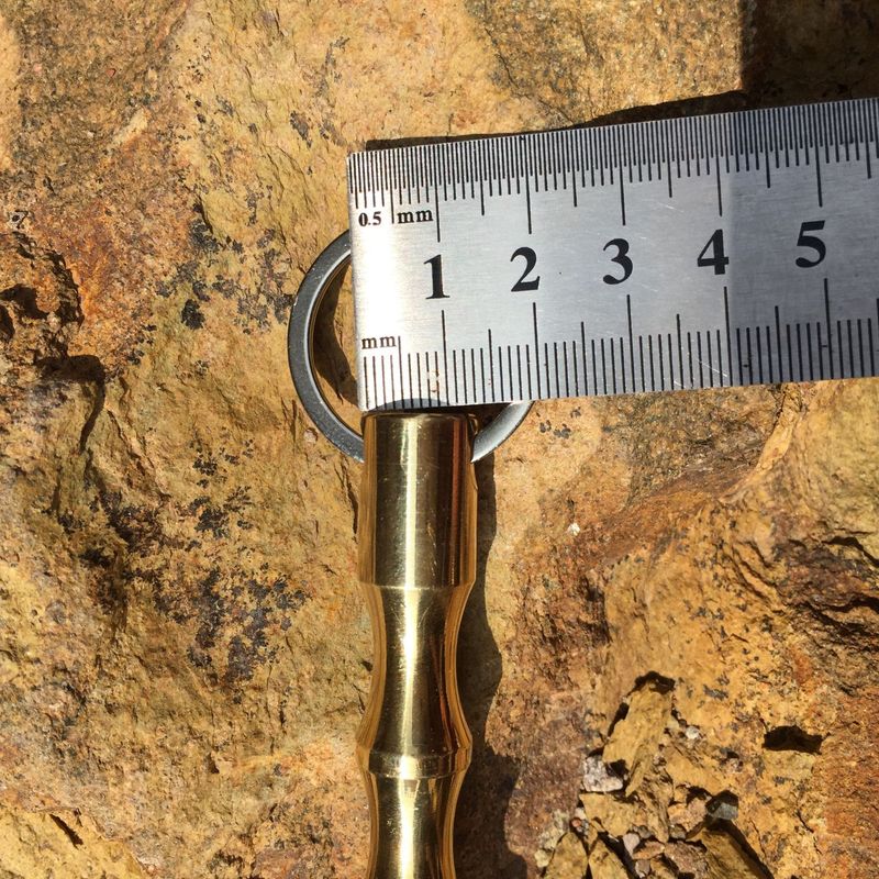 Brass Self-Defense Keychain – Tactical Survival Tool With Window Breaker & Emergency Striker (Compact, Durable, Multi-Purpose For Outdoor)_voghion.com