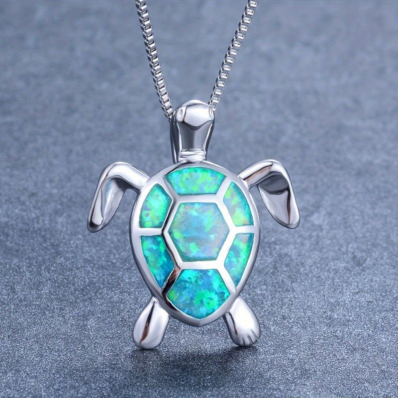 Kleine hanger persoonlijkheid mode stijl sleutelbeen ketting veelzijdige ketting schattige zeeschildpad_voghion.com
