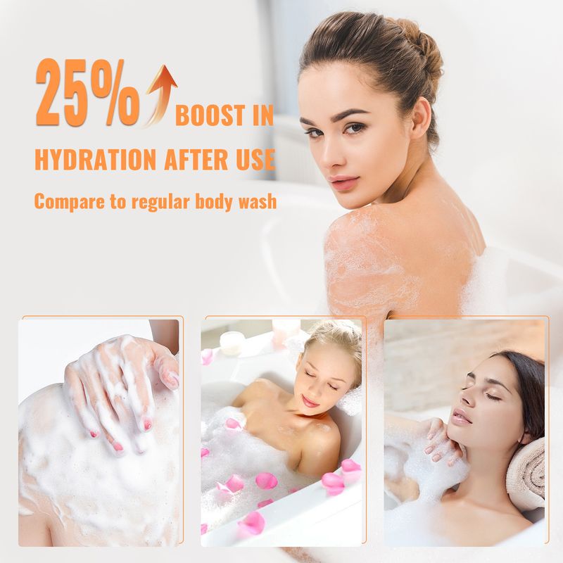 VGO Lussuoso Bagnoschiuma - Gel Doccia Idratante e Aromaterapico con Fragranza a Lunga Durata, 350 ml per una Pelle Liscia come la Seta_voghion.com
