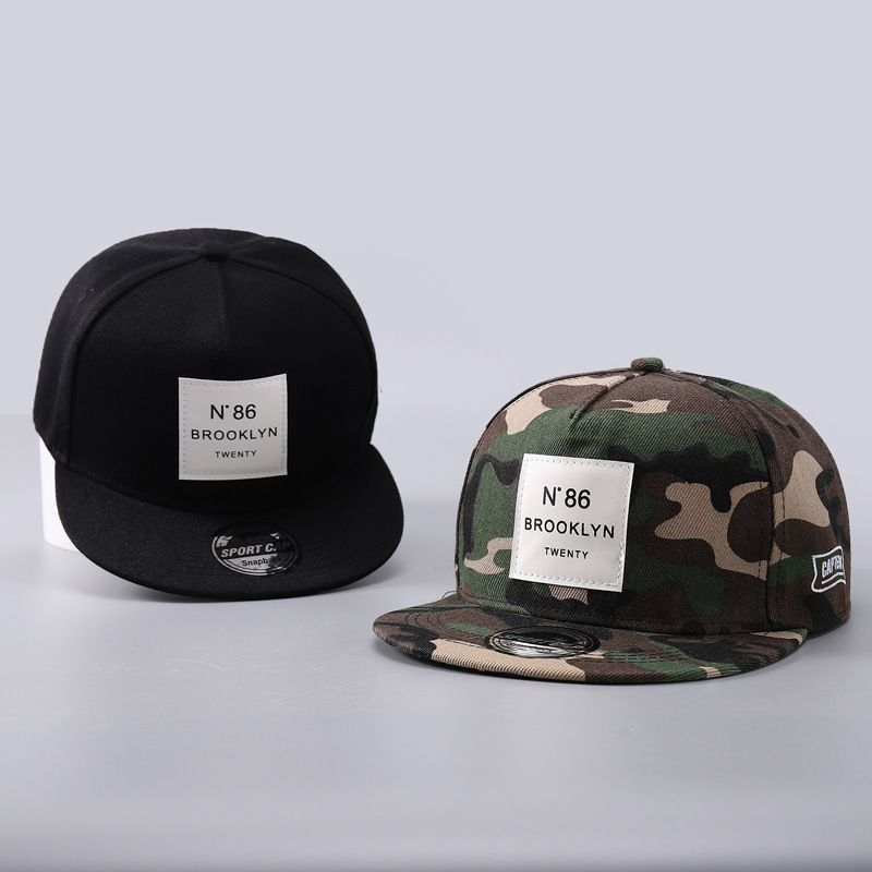 Cappello Cappello Hip Hop estivo da uomo Cappello da baseball alla moda Versione coreana Moda versatile Cappello da sole a tesa piatta da donna all'aperto Cappello da coppia_voghion.com