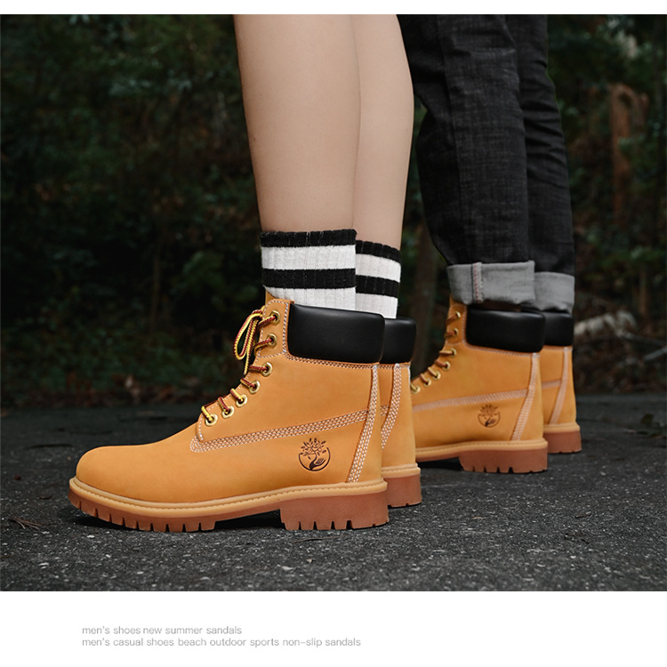 Plus-size Outdoor Men's Shoes Couple British Men's Work Shoes_voghion.com