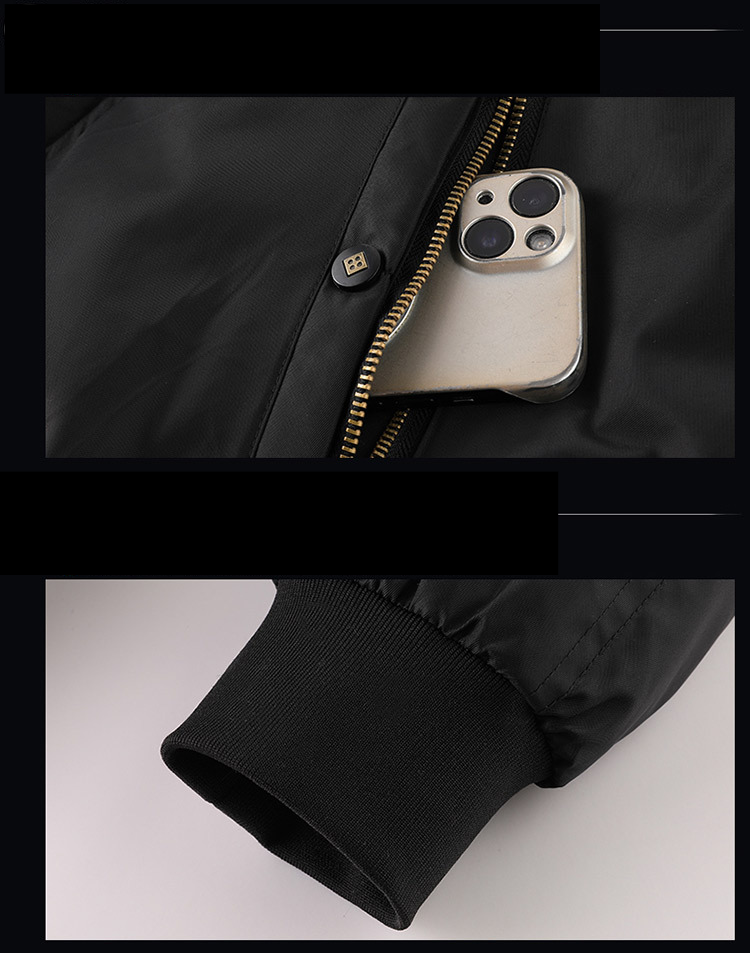 Herrenbekleidung: Fleecegefütterte Kapuzenjacke im koreanischen Stil mit Pelzbesatz, warmer Wintermantel, lässige Oberbekleidung für Herren (Schwarz, Grün, Ziegelrot)_voghion.com