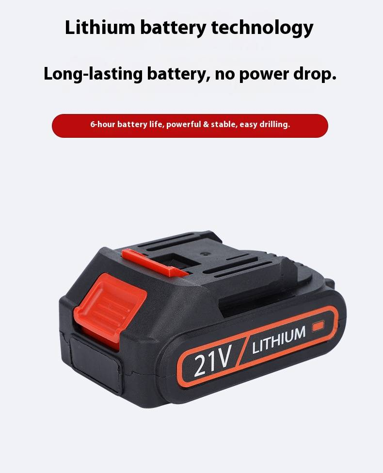 21V Brushless Cordless Drill With Multi-Speed Control & Full Accessory Kit – High Torque For DIY & Professional Projects_voghion.com