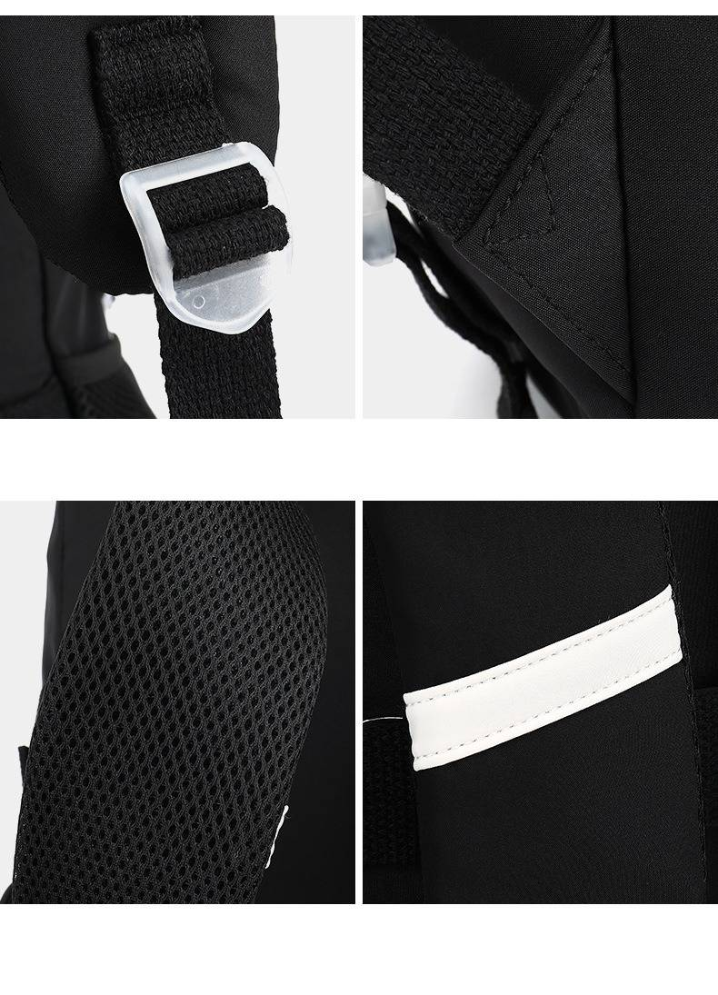 Mochila ligera para la escuela y viajes: tela Oxford impermeable con compartimentos espaciosos, correas de hombro ergonómicas, divertida y elegante._voghion.com