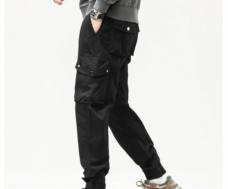 Men's Tactical Cargo Pants - Classic Workwear Style With Multiple Pockets, Relaxed Fit & Slim Cuff For Urban Streetwear_voghion.com