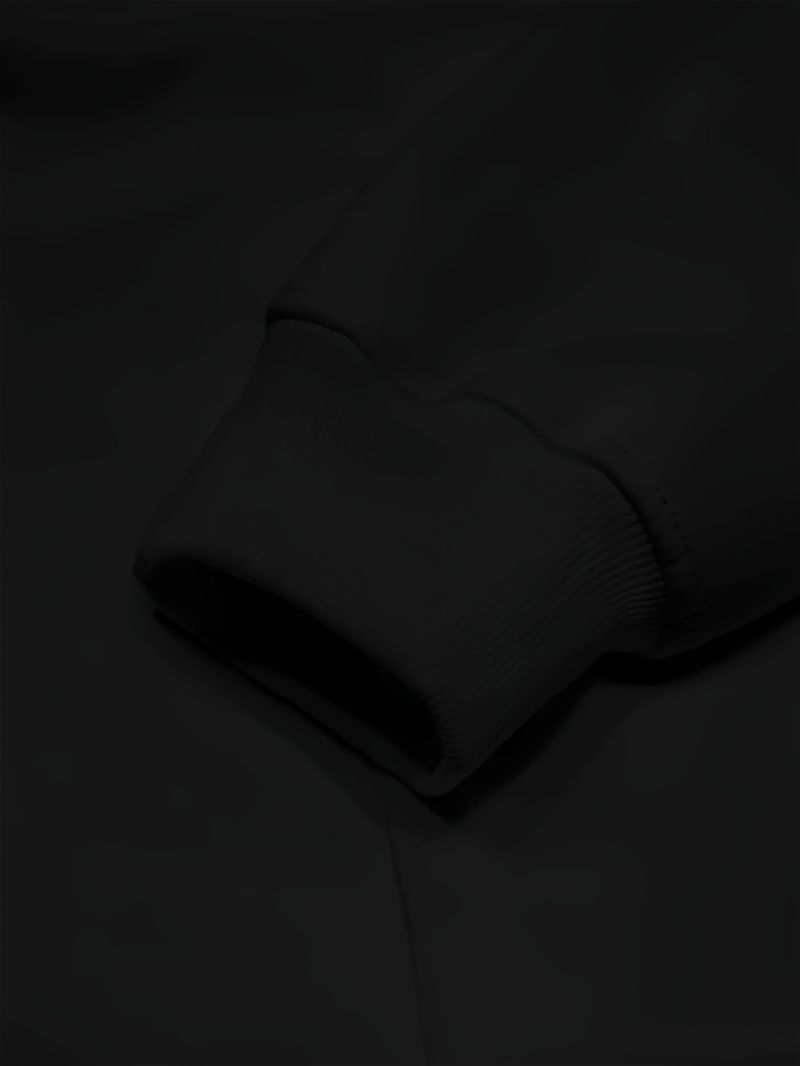 Spring And Autumn Essential: Men'S Long - Sleeve Hoodless Sweatshirt_voghion.com