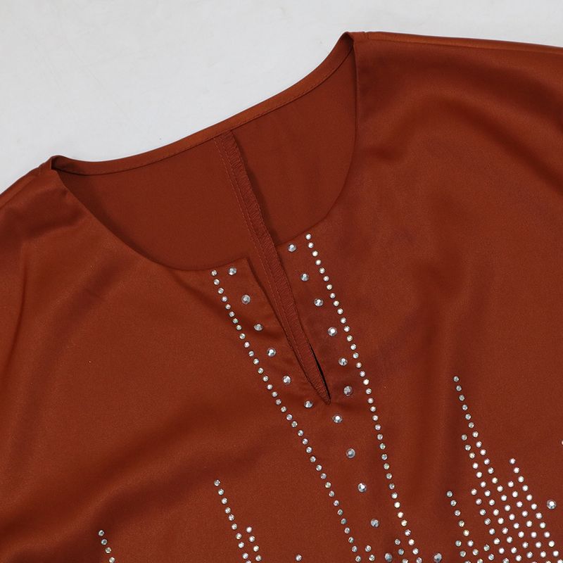 XQY500247 Vestido muçulmano marroquino com rosto forjado para o Oriente Médio, vestido árabe de Dubai, vestido de noite luxuoso e moderno com diamantes_voghion.com