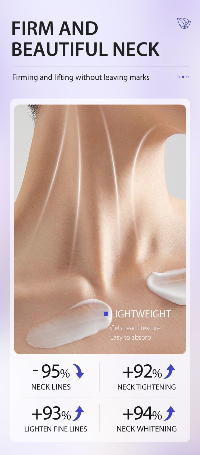 Neck Firming Cream Reduces Fine Lines And Brightens The Neck. Moisturizing Cream_voghion.com