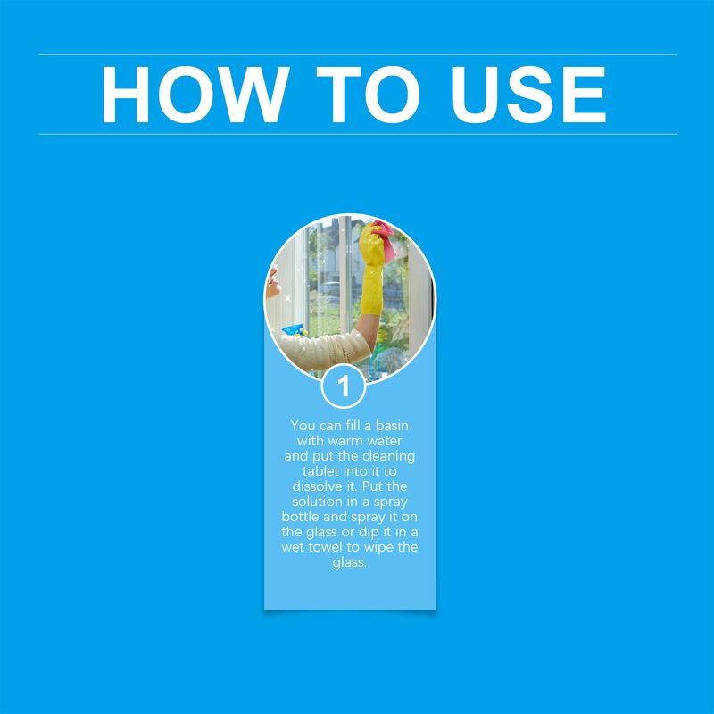 Jue-Fish Glass Cleaning Effervescent Sheet, Door And Window Glass Scale Dust Stubborn Stains Clean Mirror Transparent_voghion.com