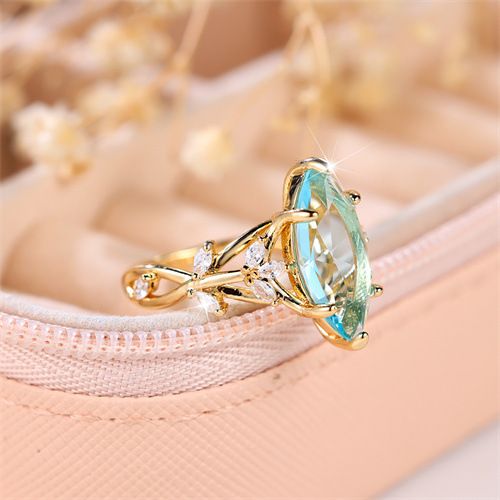 Creative New Leaf Shape Simple And Elegant Women's Ring Versatile Travel Essential Item_voghion.com