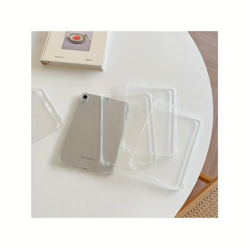 Transparent Tablet Protective Case with Anti-fall Four Corner, Compatible with Ipad and Samsung 1pcs_voghion.com