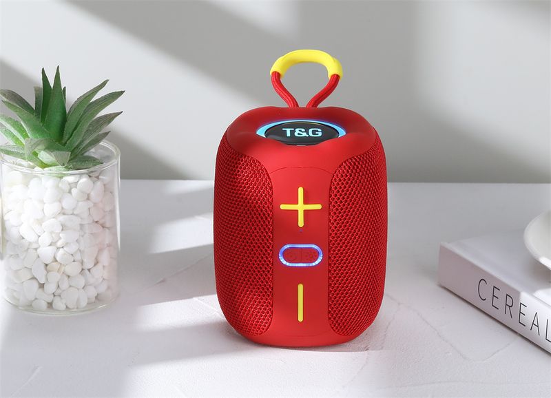 TG658 Bluetooth Tragbarer Outdoor-Handheld-Mini-Lautsprecher TWS mit Licht Neues kreatives Geschenk_voghion.com
