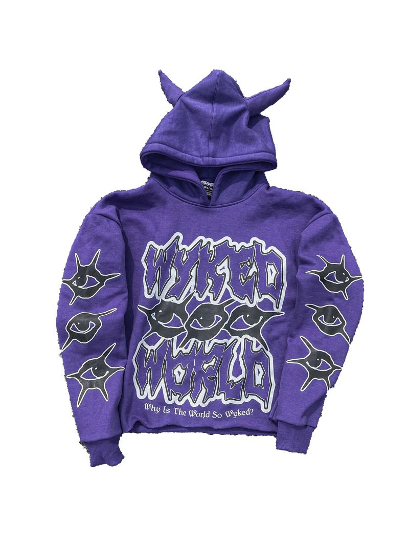 Abbigliamento maschile Uomo Y2K Stile Moda Modello Felpa con cappuccio Moda Street Stampa Pullover Largo Casual_voghion.com