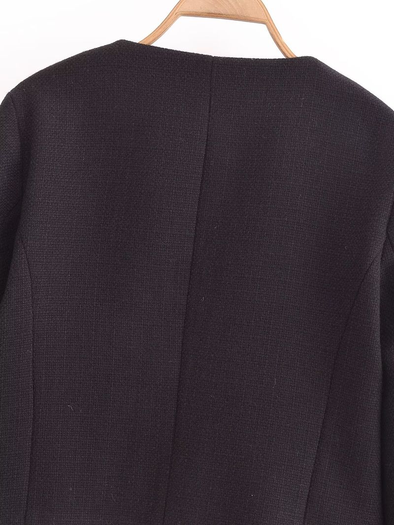 Women s clothing autumn and winter new fashionable temperament small fragrant style coarse spinning short jacket_voghion.com