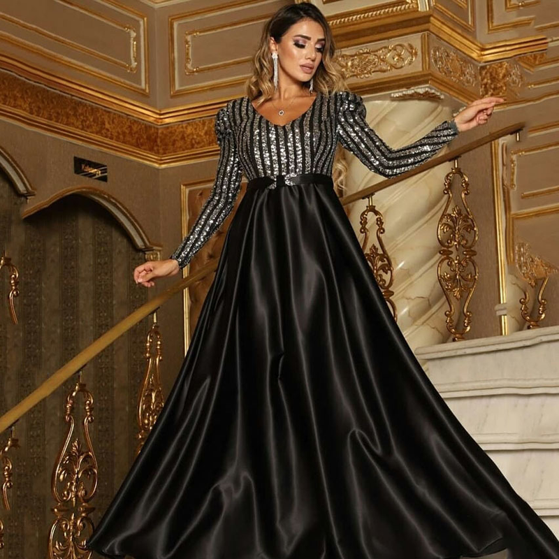 Damenbekleidung 2024 Neue Damenbekleidung Deep V Swing Sexy Langer Rock Trailing Bankett Abendkleid Neuer Stil_voghion.com