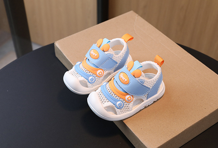 Sandali estivi nuovi cartoni animati da spiaggia asilo che camminano scarpe pre-passo per bambini_voghion.com