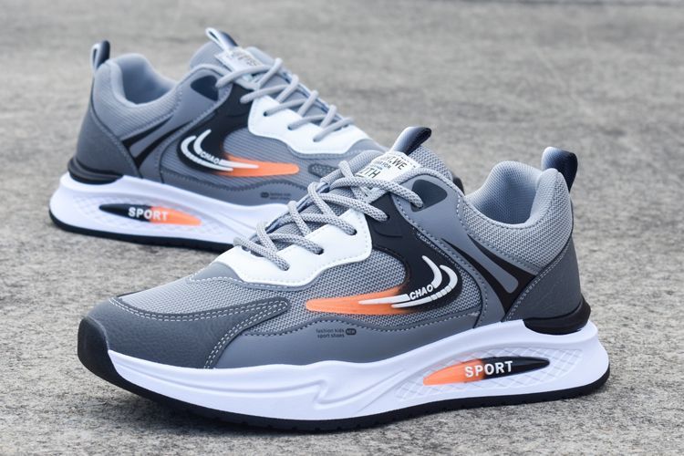 Chaussures de course décontractées et respirantes en maille pour hommes, nouvelle collection printemps-été 2024_voghion.com