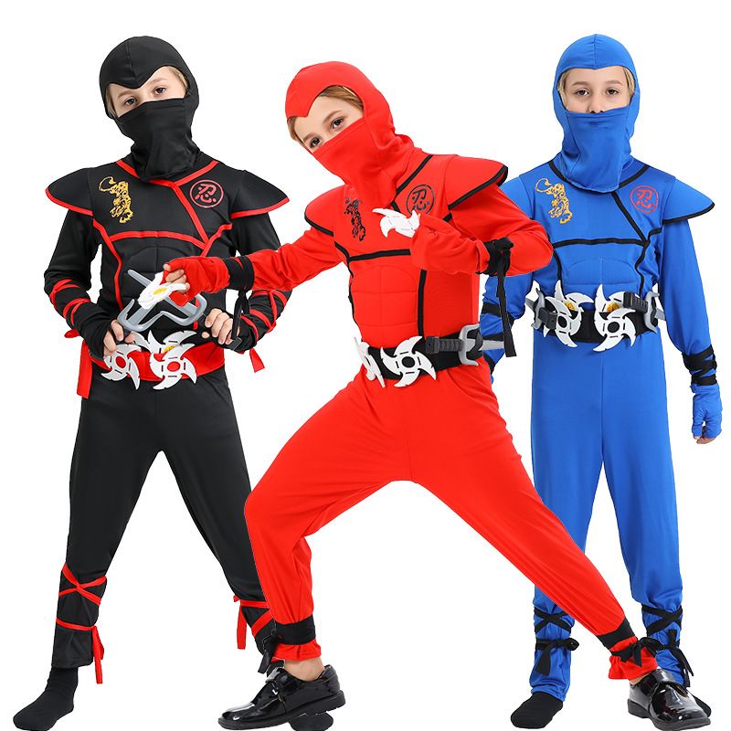 Cosplay Halloween Costumes, Children's Costumes, Muscle Costumes, Samurai Children's Ninja Costumes_voghion.com