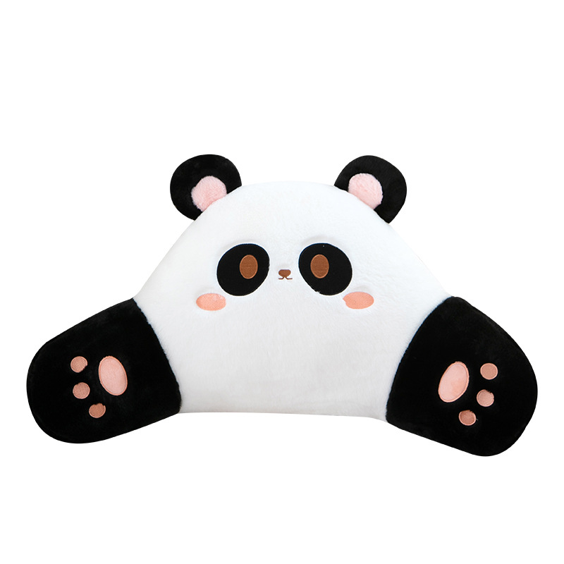 Yaratıcı Yeni Panda Peluş Oyuncak Bebek Öğle Yemeği Uyku Yastık Atmak Yastık Bebek Kız Çocuk Hediye_voghion.com