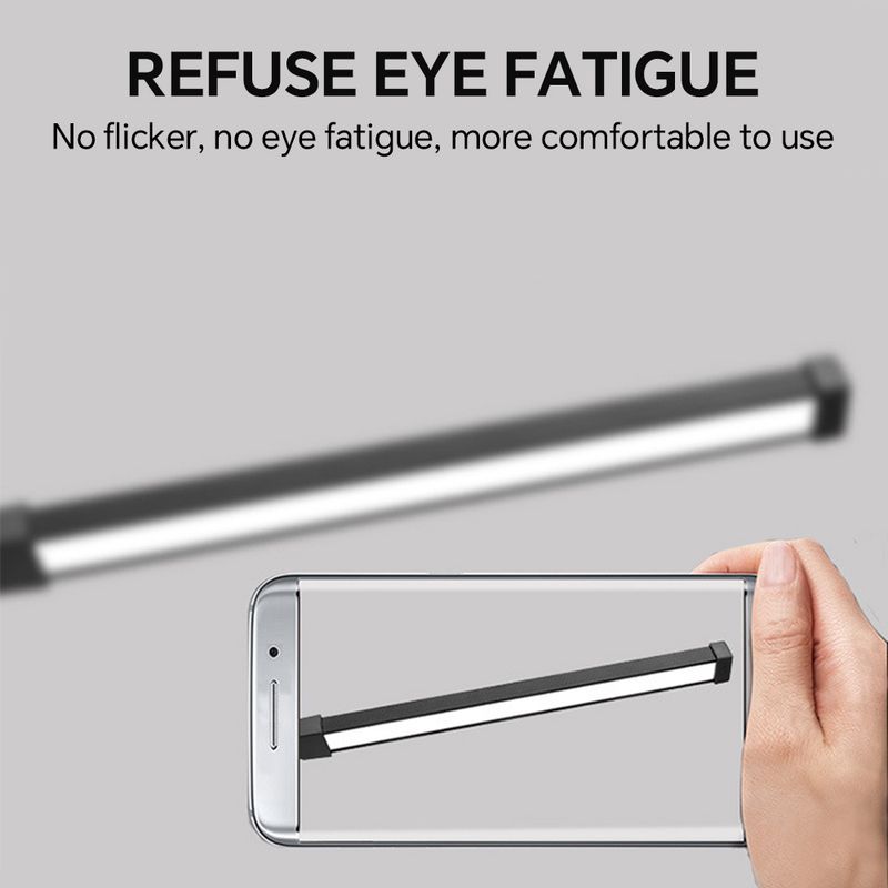 Lampadaire LED lumineux - Minuterie, télécommande, commande tactile, température de couleur réglable et intensité variable pour salon, bureau, extensions de cils_voghion.com