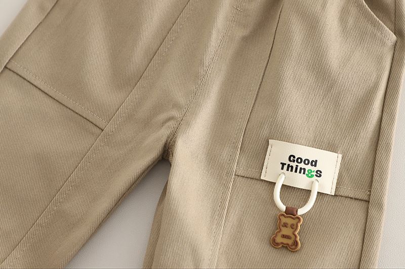 Set di due pezzi alla moda con cappuccio e lettere in stile western, per bambini, primavera e autunno, a maniche lunghe e casual, 2025_voghion.com