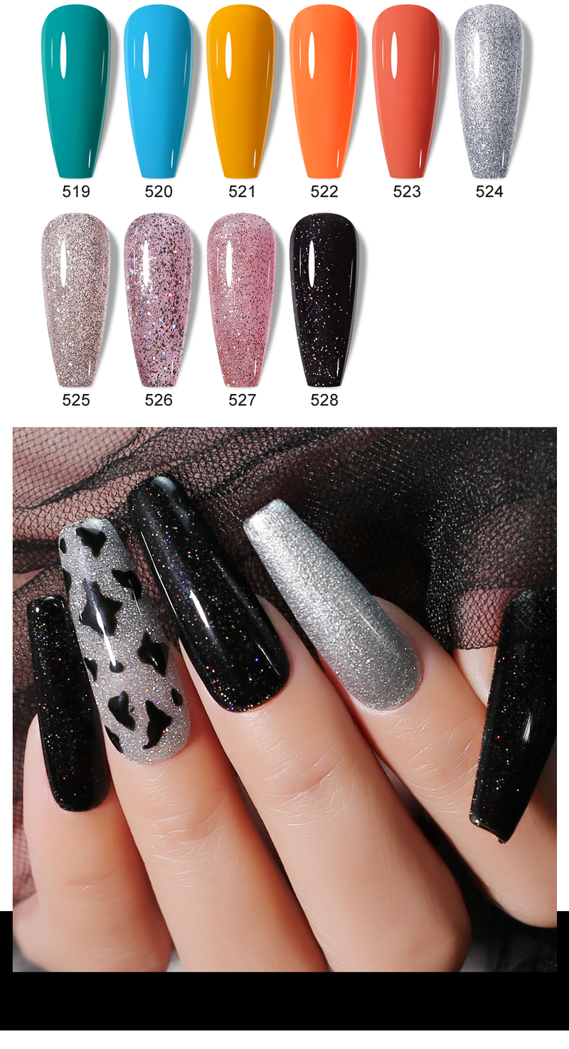 NAILCO 15 ml UV-Gel-Nagellack, durchscheinend, Hybrid, semipermanent, Gelee-Glas-Emaille-Lack, Maniküre, Nagelkunst, Soak-Off-Nagelgel_voghion.com