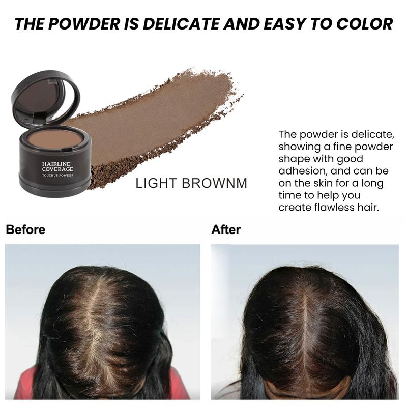 EELHOE Cobertura Suave, Refrescante, Controle de Oleosidade, Fácil de Aplicar, Corretivo para Linha do Cabelo, Pó para Contorno_voghion.com