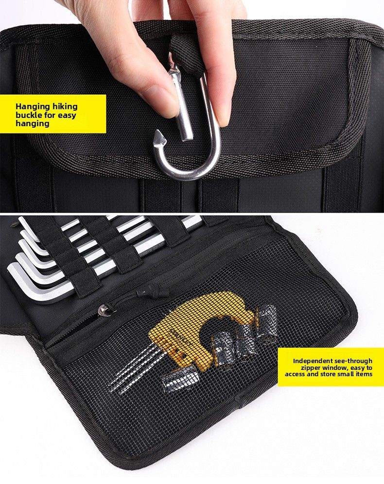 Kit di attrezzi per la riparazione di motociclette Rhinowalk/Rhinoceros·Stroll, borsa portatile per la manutenzione di biciclette_voghion.com