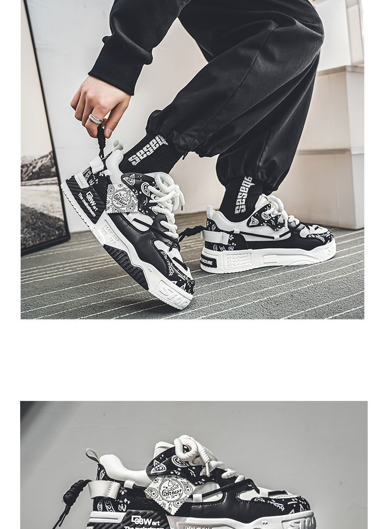 Lässige Herren-Sneaker mit dicker Sohle für den Sommer – leichte, atmungsaktive Slip-On-Schuhe, modisches Design mit runder Zehenpartie, bequem für den täglichen Gebrauch_voghion.com