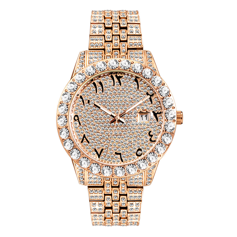 MISSFOX Herren-Armbanduhr, Hip-Hop-Mode, voller Diamanten, hochwertiges Gold, großes Zifferblatt, wasserdichte Quarzuhr_voghion.com