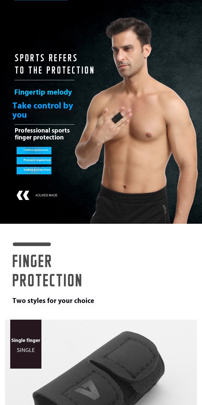 Κάλυμμα προστασίας για τις αρθρώσεις των δακτύλων από νάιλον, στήριξης δακτύλων με πίεση, μπάσκετ, βόλεϊ, για προστασία από τις αρθρώσεις των δακτύλων_voghion.com