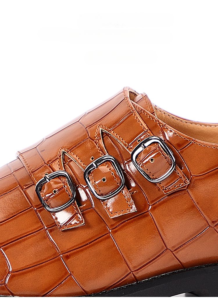 Męskie buty biznesowe casualowe typu oksfordy, formalne, sznurowane, do biura, na imprezy i na co dzień_voghion.com