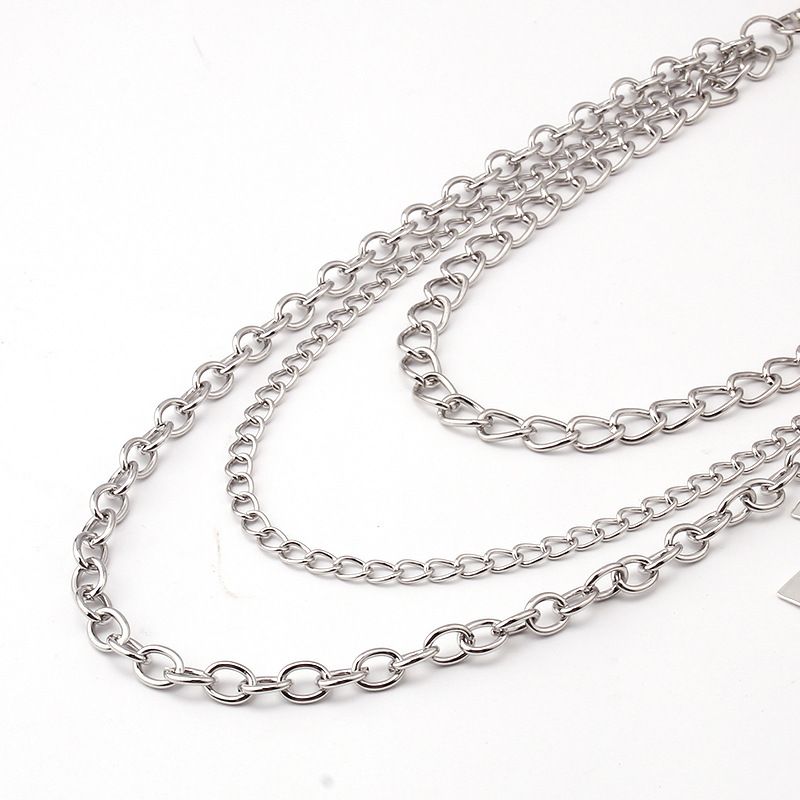 Jewelry Geometric Multi-layer Hollow Cross Pants Instagram Style Hip-hop With Skirt Waist Chain_voghion.com
