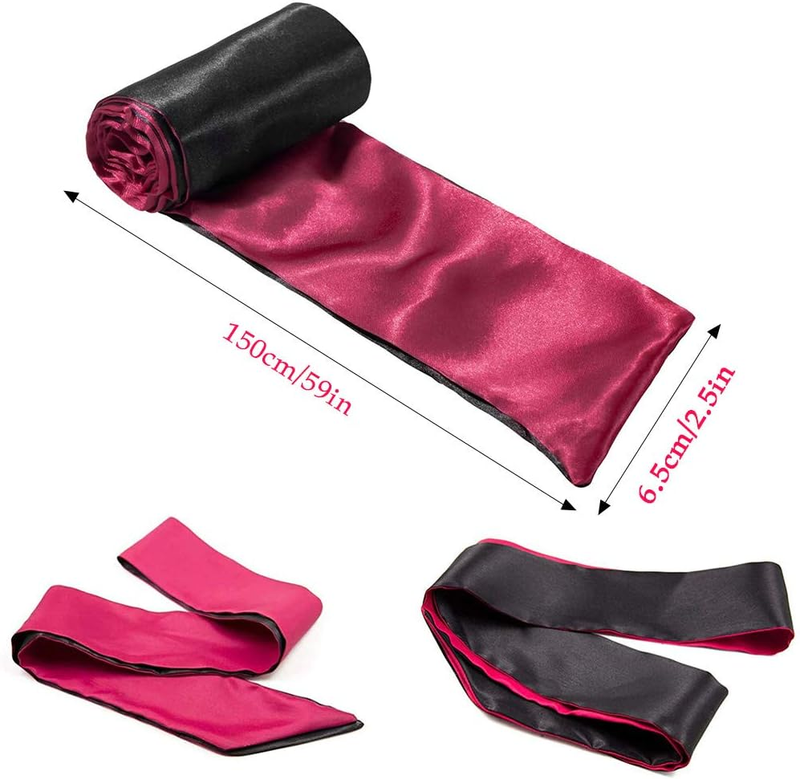 2 pacotes de venda de cetim, máscara de venda de seda capa para mulheres e homens, conjunto de dobras cegas para dormir, venda para jogos de dormir 150_voghion.com