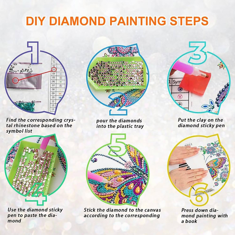 5D DIY Partial Special Shaped Drill Beautiful Butterfly Kit Alien Diamond Decoration Diamond Painting Artwork_voghion.com