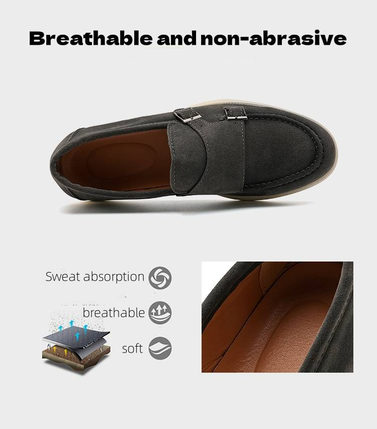 2025 Autumn And Winter High-end Suede Sports And Casual Men's Shoes, Trendy And Low-profile, With Colorful Decorations, Soft And Comfortable_voghion.com