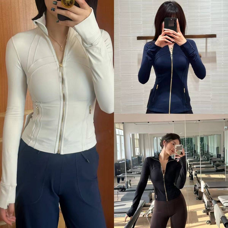 Swift Speed Women's Yoga Sports Jacket Long Sleeve Fitness Stretch Running Zipper Top Elastic Gymnastics Outfit_voghion.com
