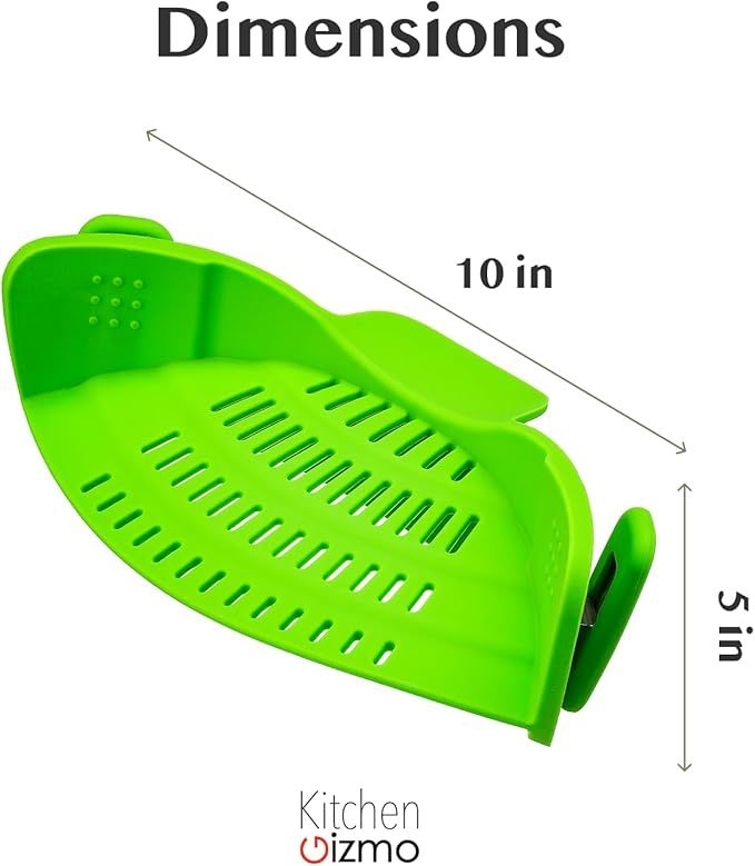 Colino per spaghetti in silicone per pentole, ciotole e padelle - Pentola con filtro resistente al calore per verdure e noodles - Utensile da cucina per cucinare_voghion.com