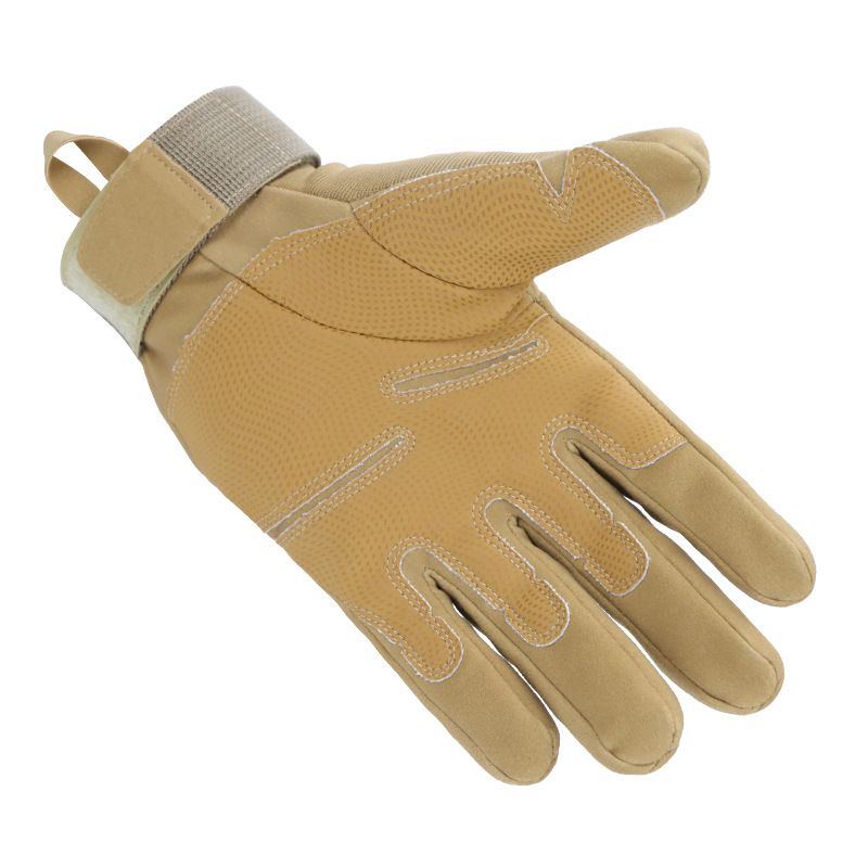 Taktische Handschuhe für Herren – Militärische fingerlose Handschuhe, rutschfeste und strapazierfähige Reithandschuhe, Outdoor-Sporthandschuhe (Schwarz, Armeegrün, Khaki – M/L/XL)_voghion.com