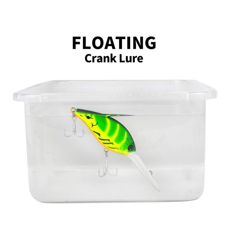 12.5cm Lure Floating Rock Fat Hard 24.5g Plastic Bait 4#Hook Fishing Gear DW574_voghion.com